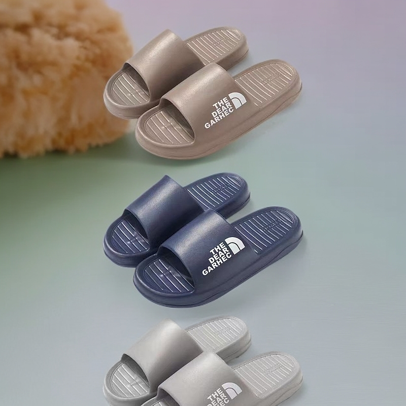 2221-1回弹厚底软底男士一字拖耐磨夏季夏季防臭软拖鞋休闲灰色