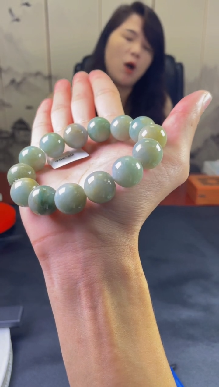 未镶嵌定制翡翠珠串 拍一发一