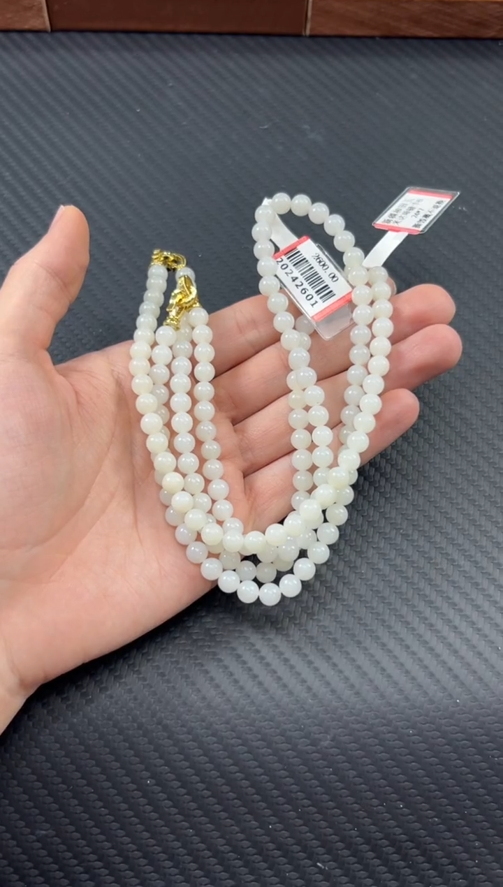 【闪购商品】和田玉项链未镶嵌米达卡6妈妈链多样性发货拍一发一