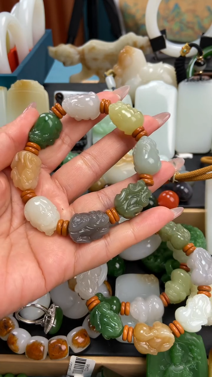 未镶嵌手串和田玉手串