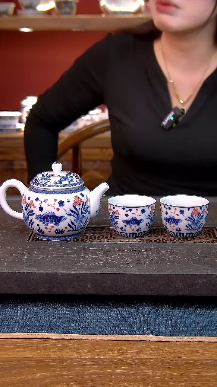 简装家用款3件套 白瓷陶瓷茶具