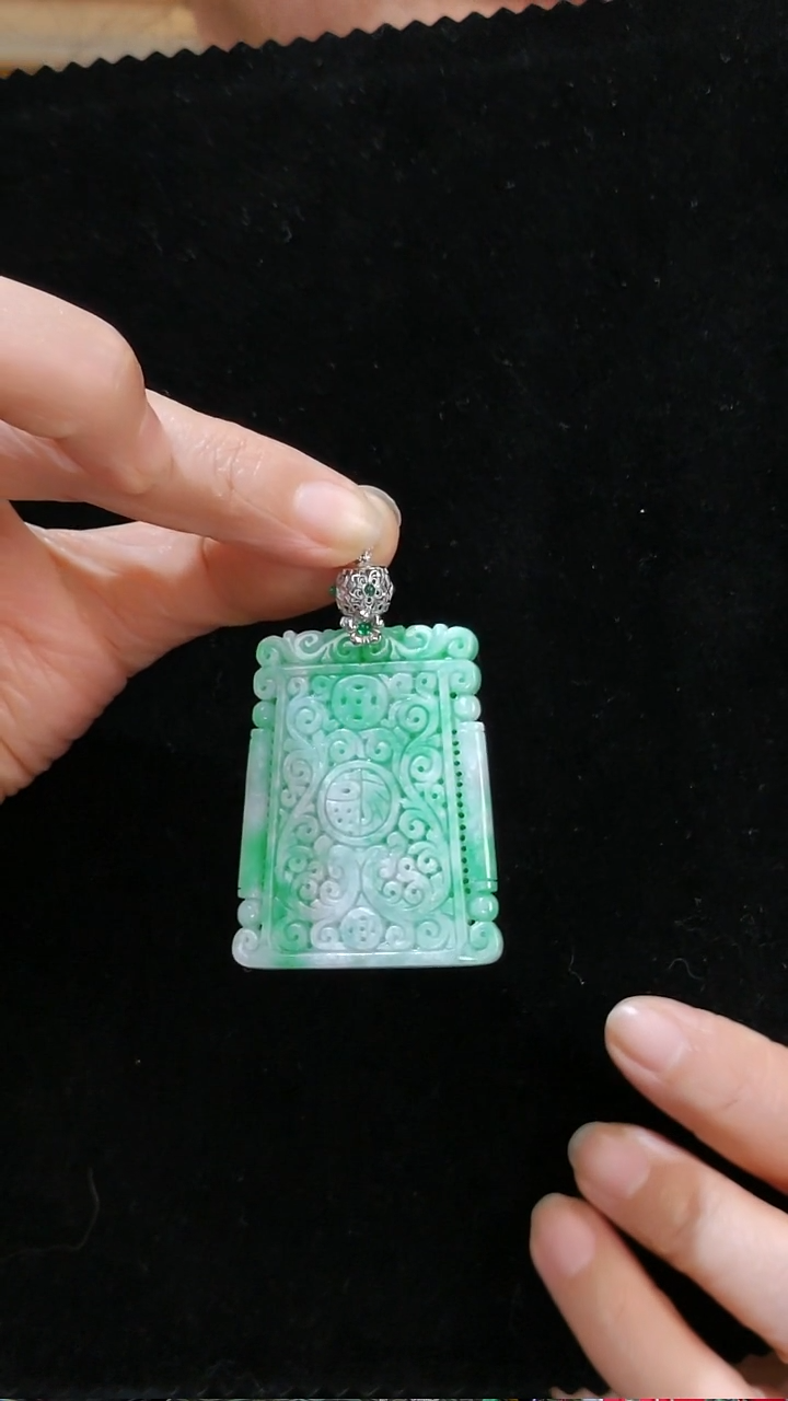 颈饰未镶嵌翡翠国风