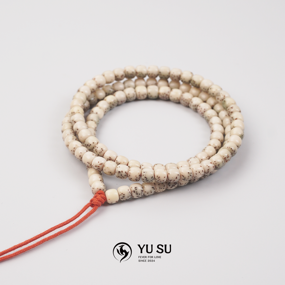 YUSU煜夙-大留白108星月6✖️5mm脖挂石玉料
