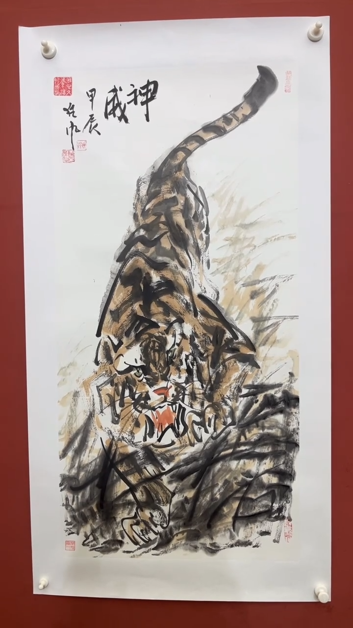 【闪购商品】国画神威-三尺-托底