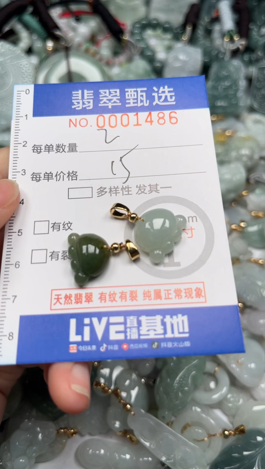 【闪购商品】翡翠颈饰未镶嵌00..1486