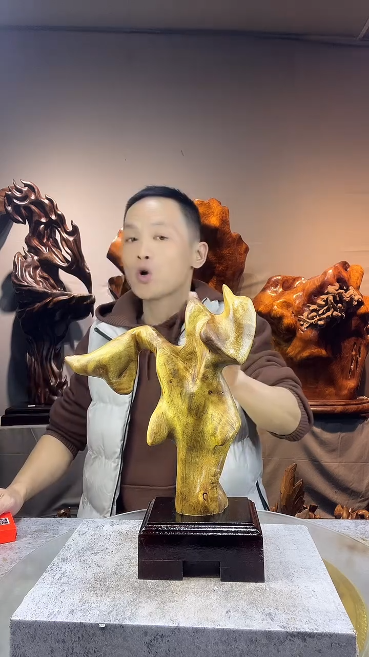 金丝楠金**?小叶桢楠随行摆件17