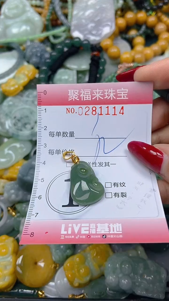 颈饰未镶嵌翡翠闪购0281114