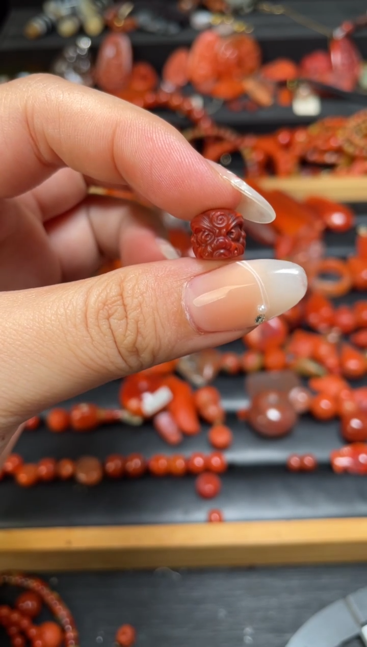 未镶嵌16南红玛瑙配饰---9+