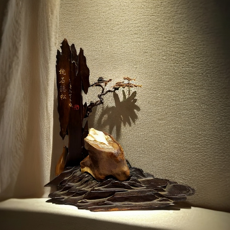 茶室玄关摆设创意禅意精美石头摆件装饰品3（一物一拍下单需备注）