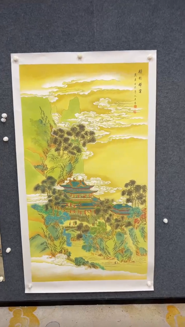 【闪购商品】国画2.3-王夫怀-6尺整-018