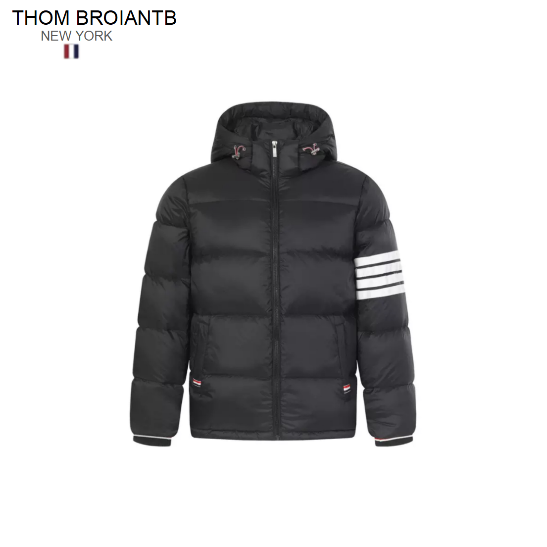 THOM BROIANTB【官方正品】TB四杠立领连帽90白鸭绒休闲保暖男女款