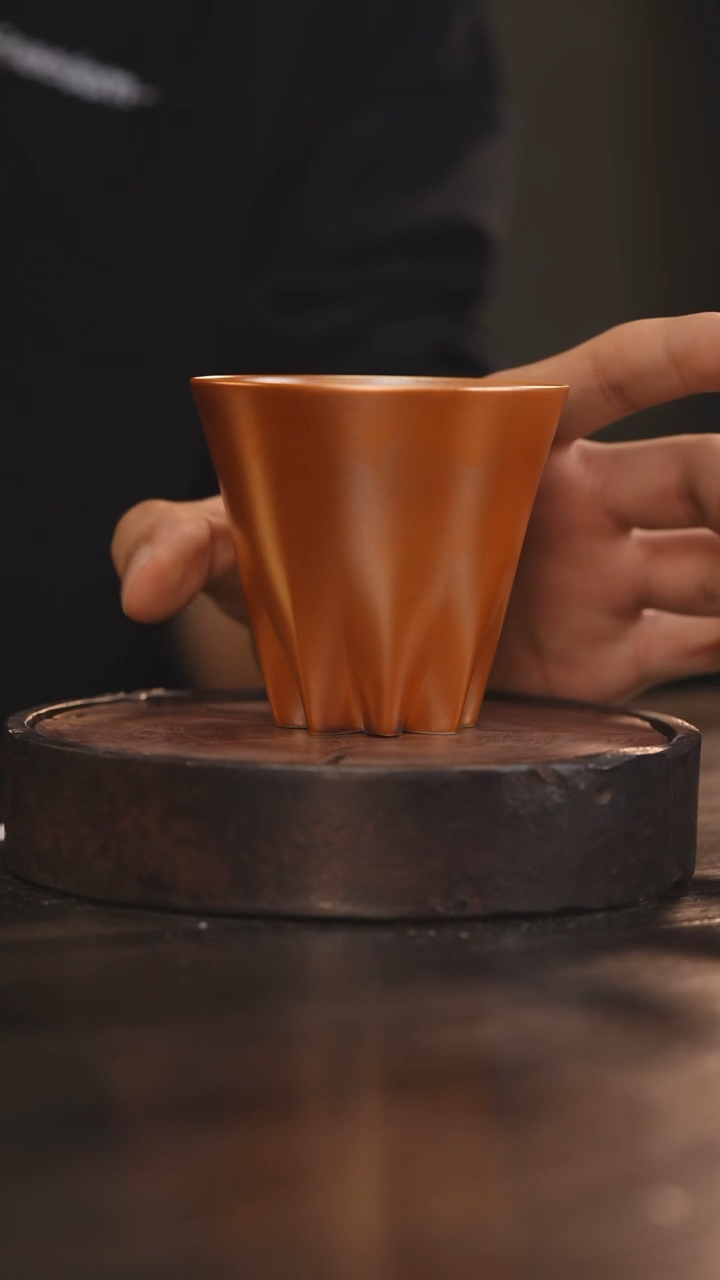 【闪购商品】杯23柴房陶瓷丨金黄桂花杯
