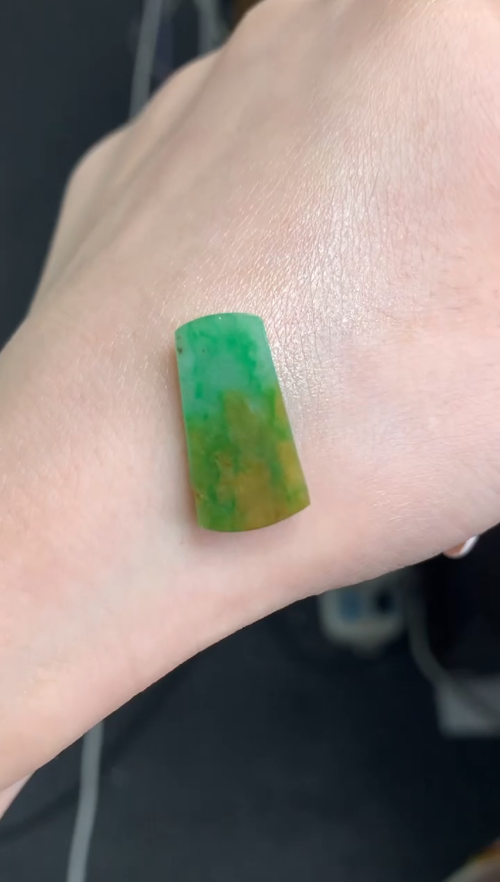 定制翡翠未镶嵌无事牌