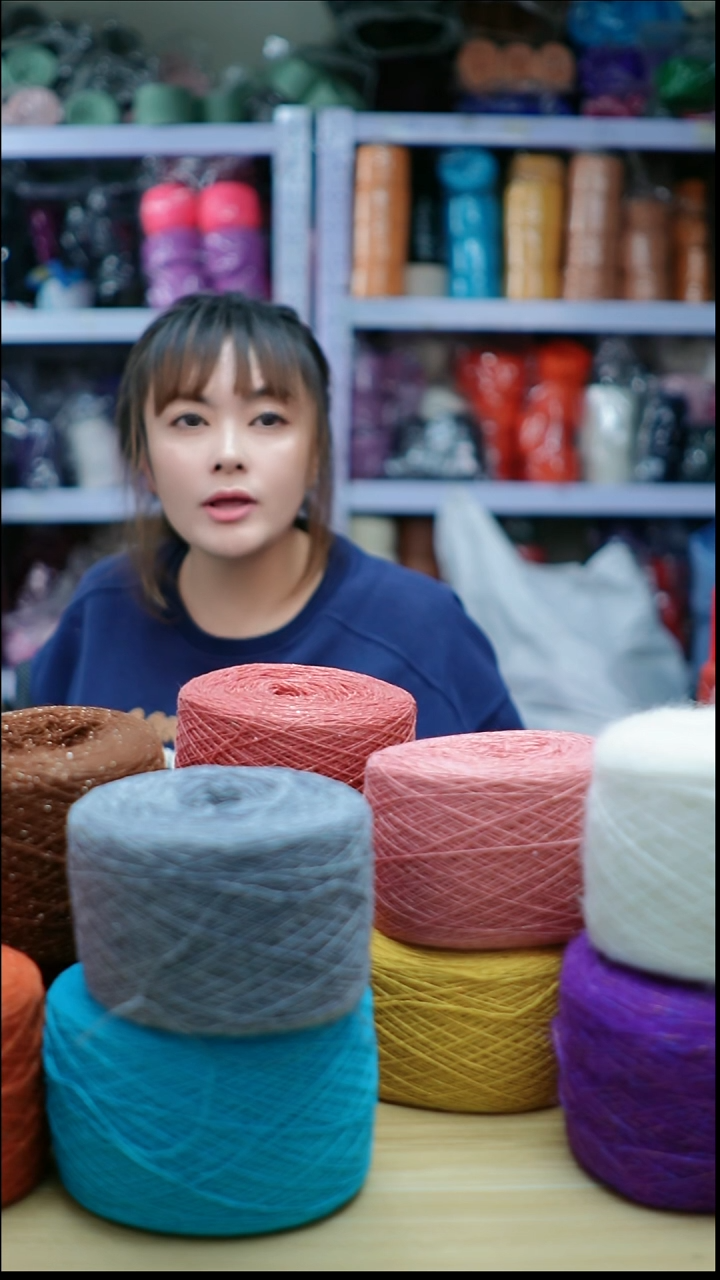 羊绒欢姐编织A563