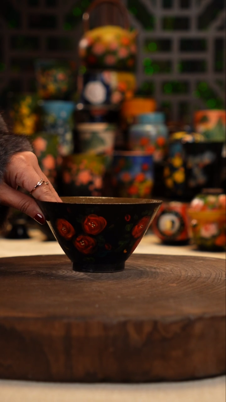 油画    釉下彩   碗