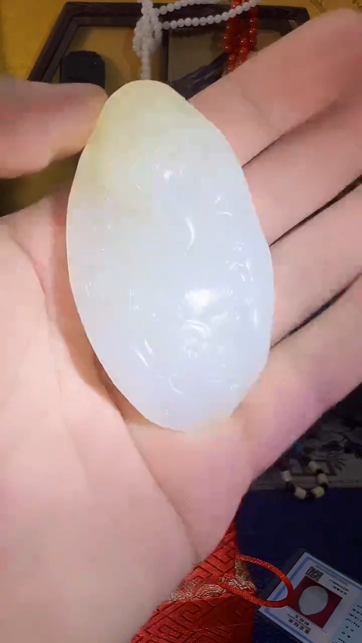 【闪购商品】和田玉挂件未镶嵌和田 米神把件（飞铃文玩）