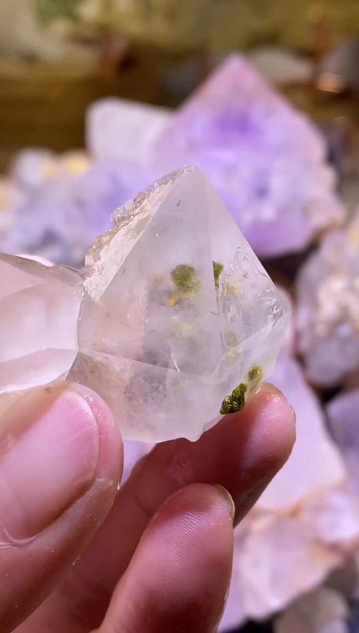 未镶嵌珠宝半成品水晶65号四川超七花园水晶