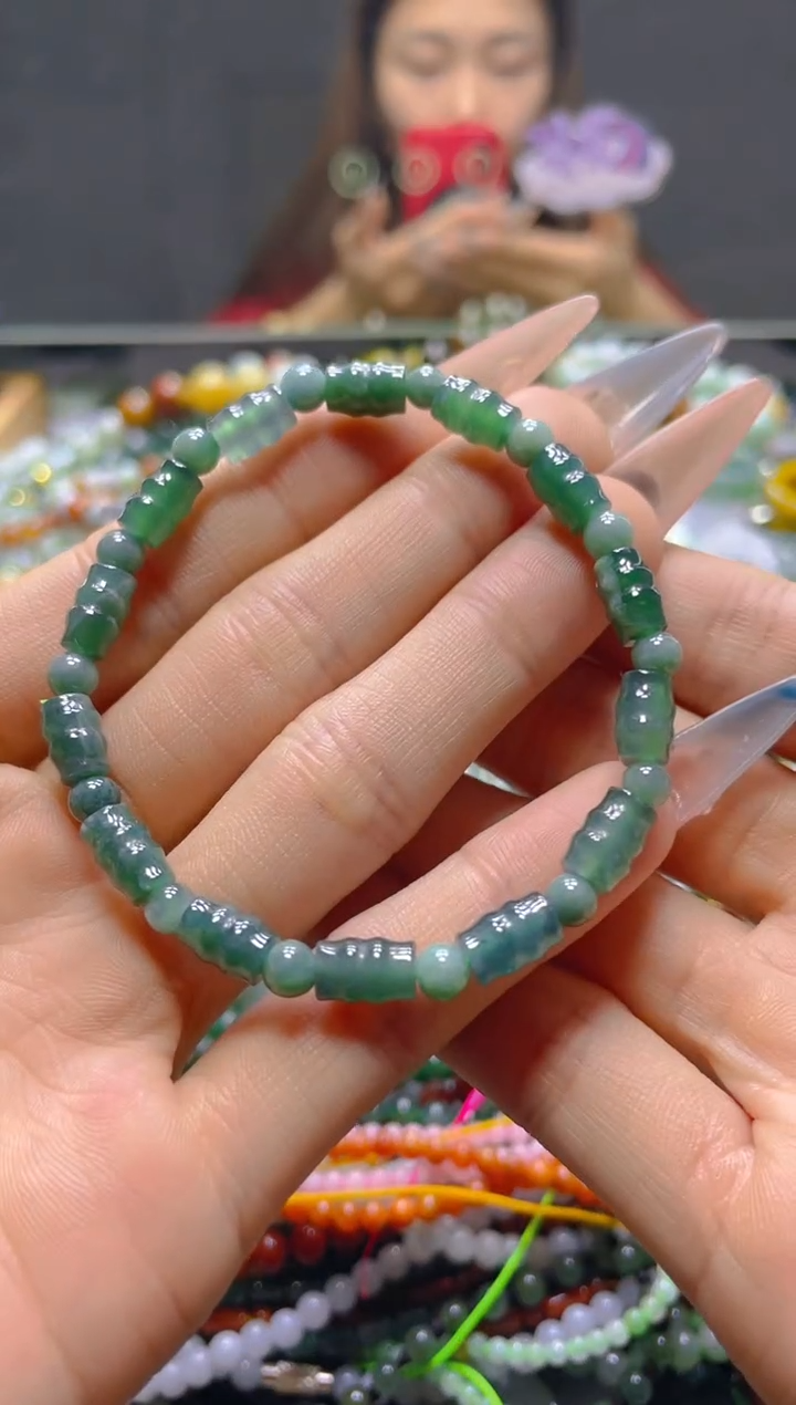 颈饰未镶嵌翡翠5MM