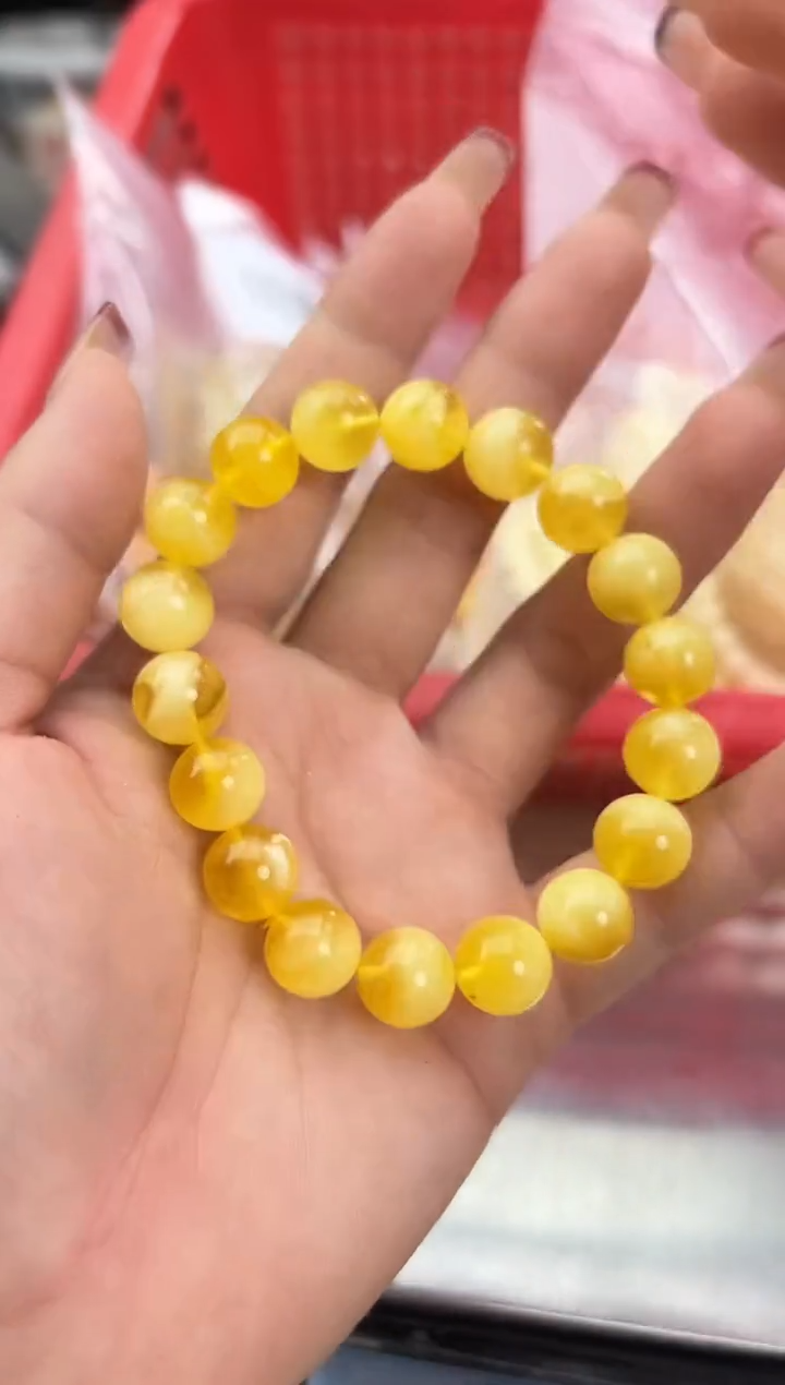 【闪购商品】琥珀裸石未镶嵌蜜蜡手串