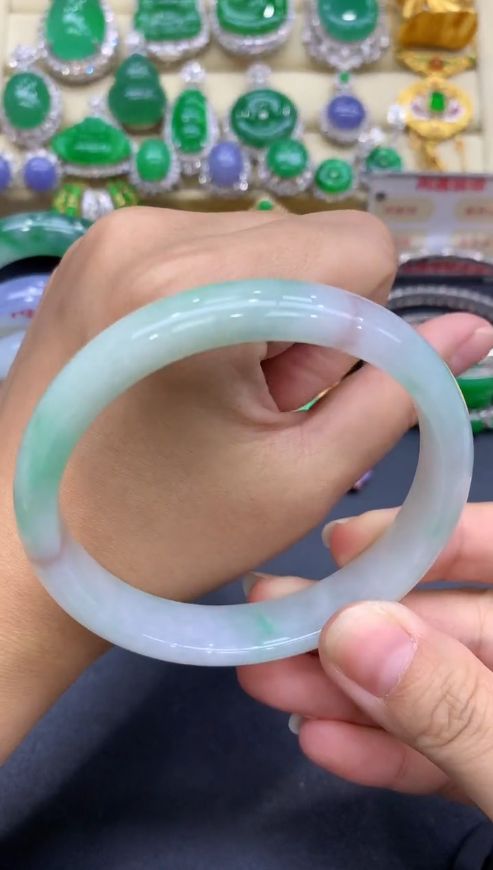 未镶嵌手镯翡翠264-中国好珍宝