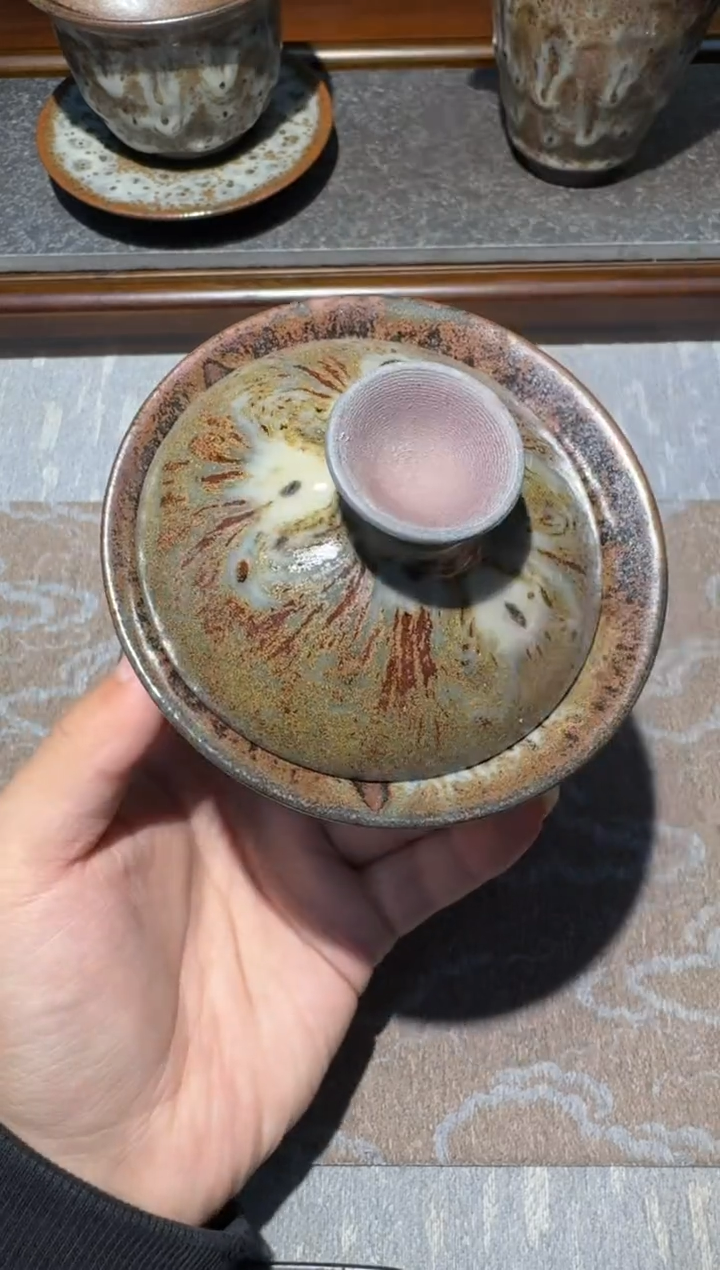 茶盏林远福金风玉露盖碗71