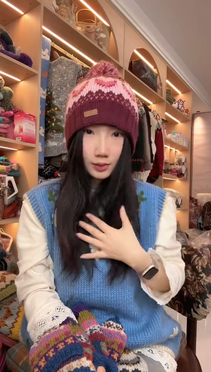 羊毛美利奴玫紫色狐狸翻遍