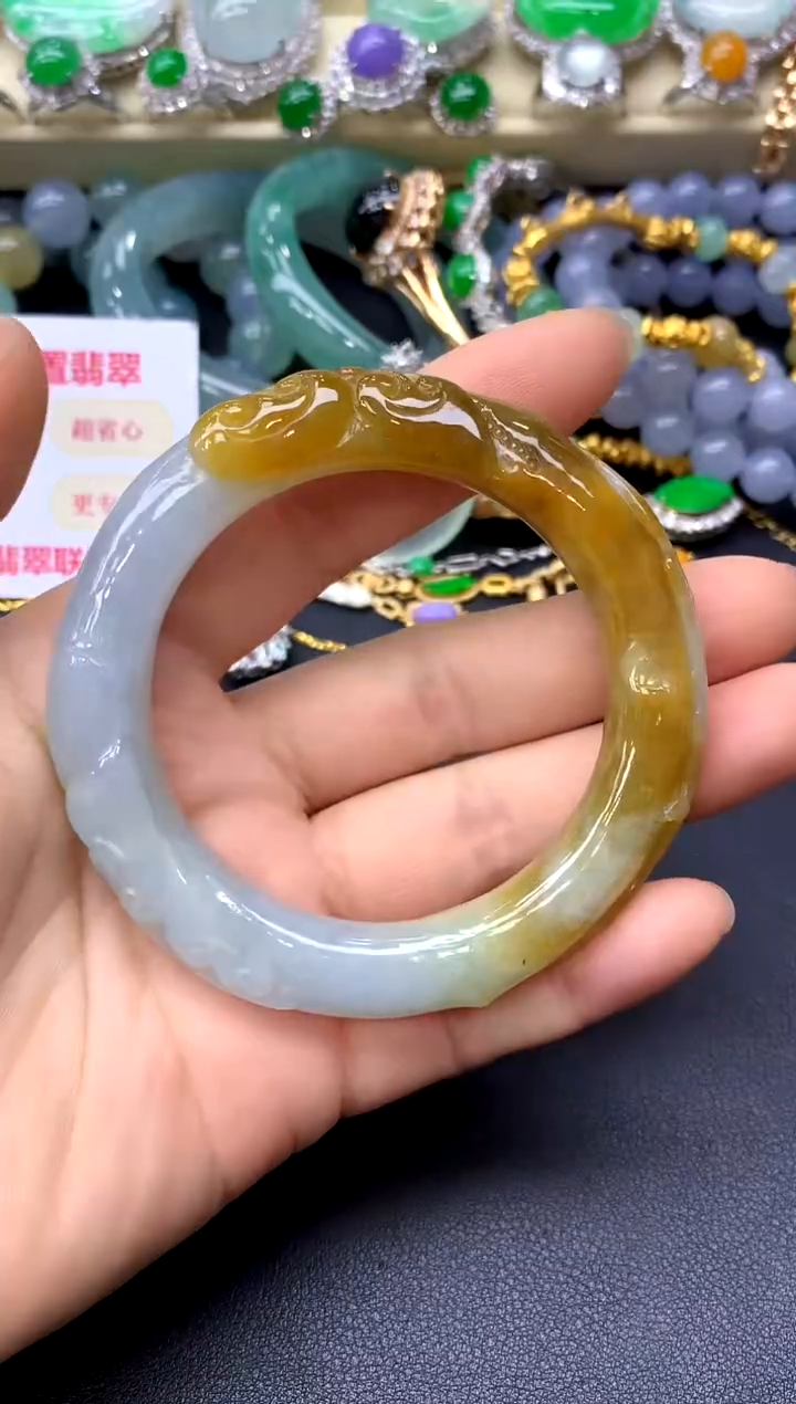 未镶嵌手镯翡翠227-中国好珍宝