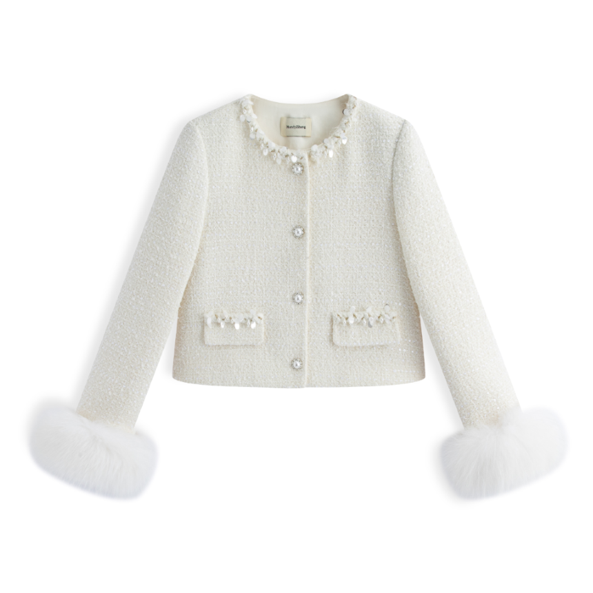 MandyZhang常规款2026春长袖女装法式上衣