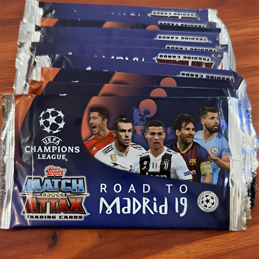 （默认代拆）Topps2018/19欧冠马德里之路球星卡 梅西C罗姆巴佩马儿