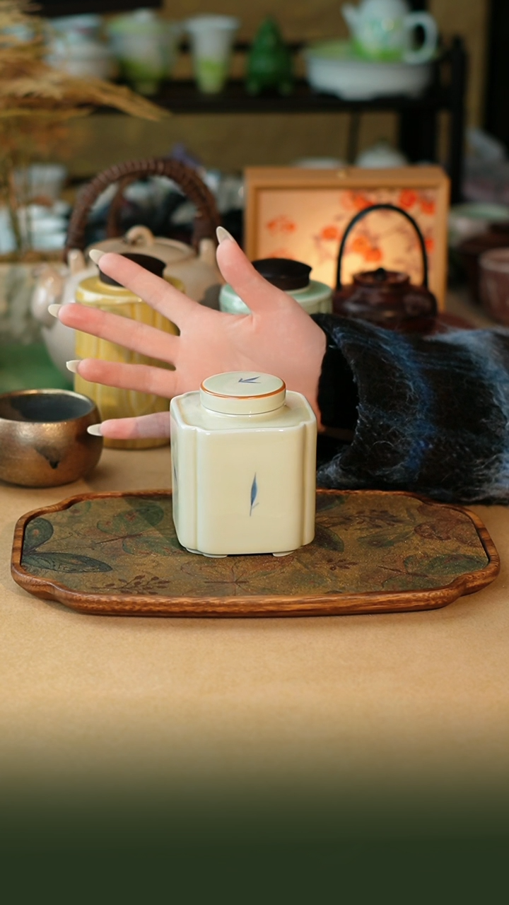 【闪购商品】茶叶罐@瓷片片瓷片片@瓷片片