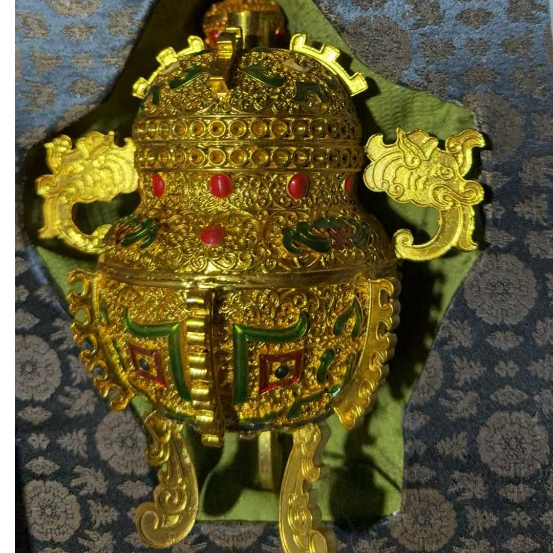 精品摆件好漂亮黄炉99