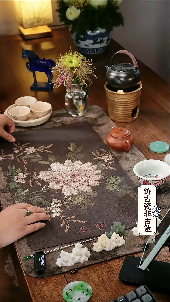 牡丹花茶席小尺寸