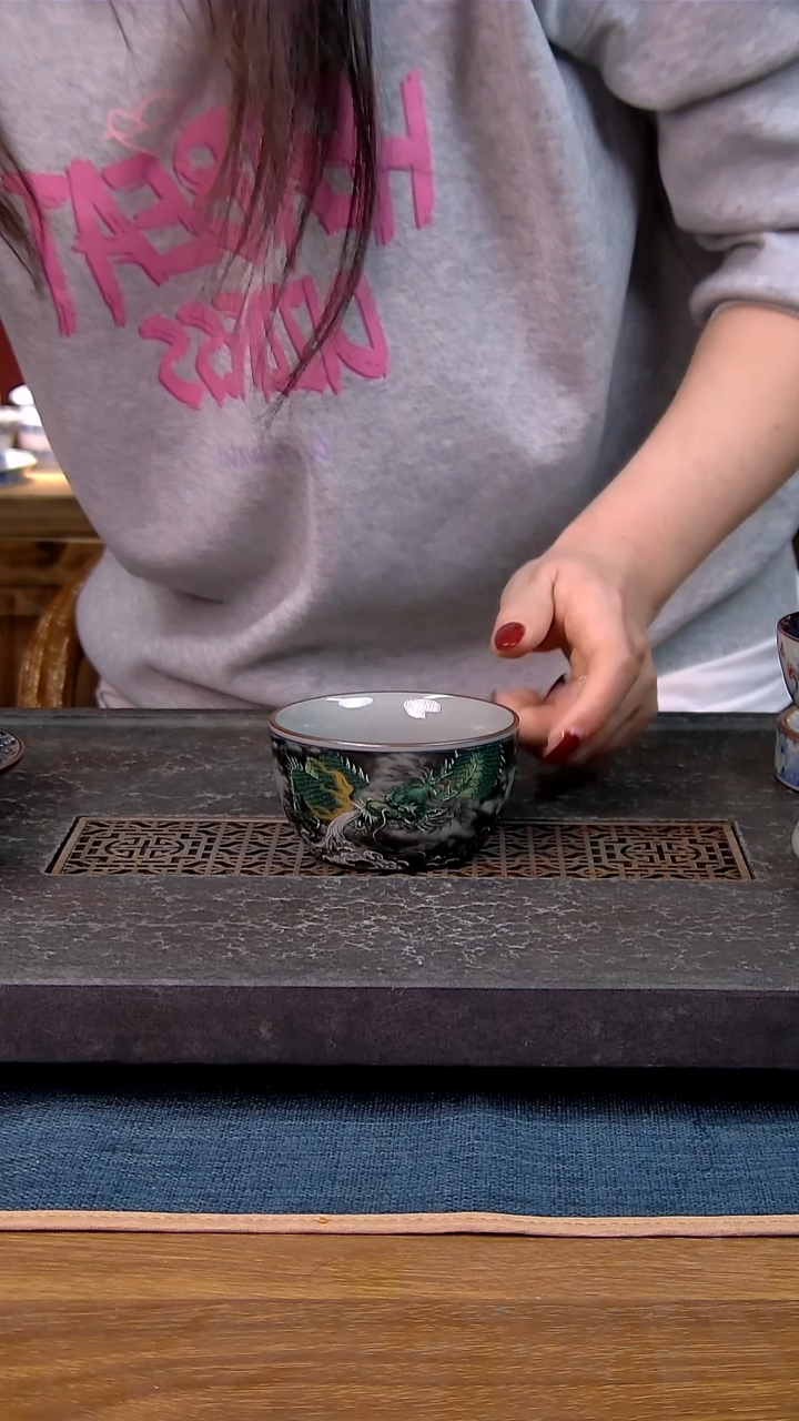 韩*忠简装家用款1件套 老陶泥开片纹陶瓷茶具