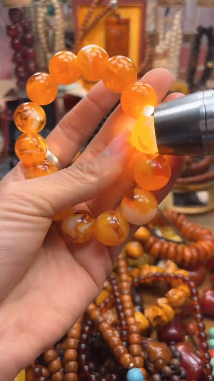 未镶嵌颈饰蜜蜡所见即所得所见即所得