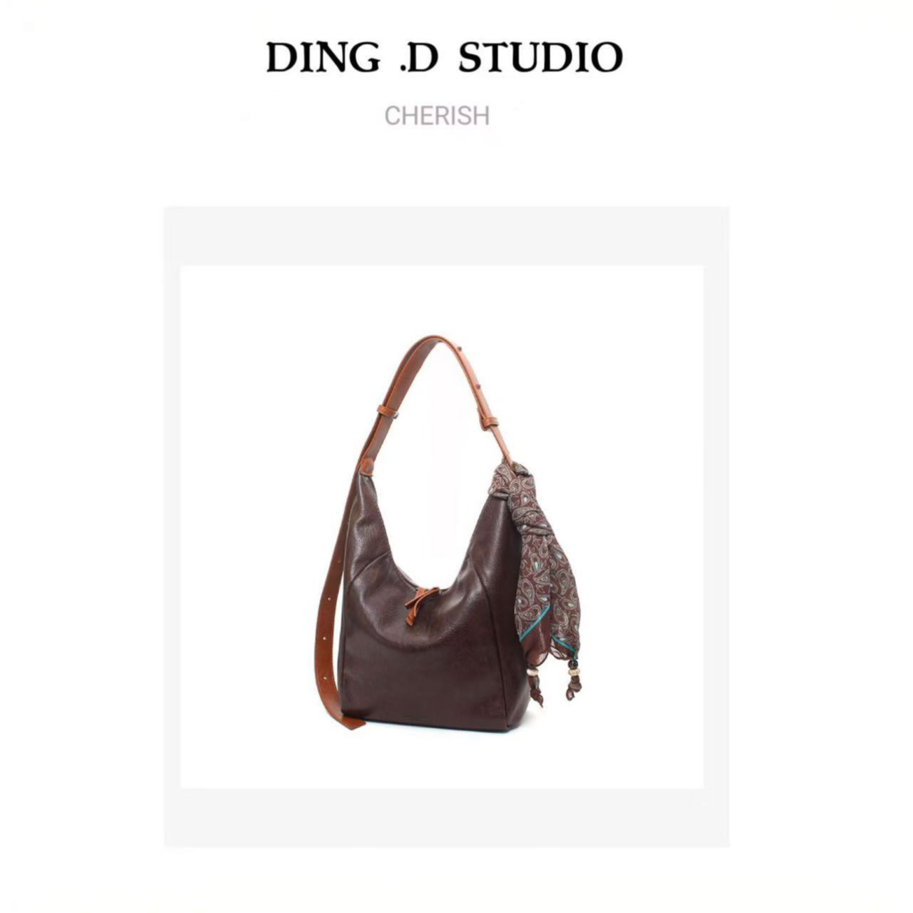 【秋意浓】DING.D新品百搭简约单肩休闲时尚潮流ins女包24870