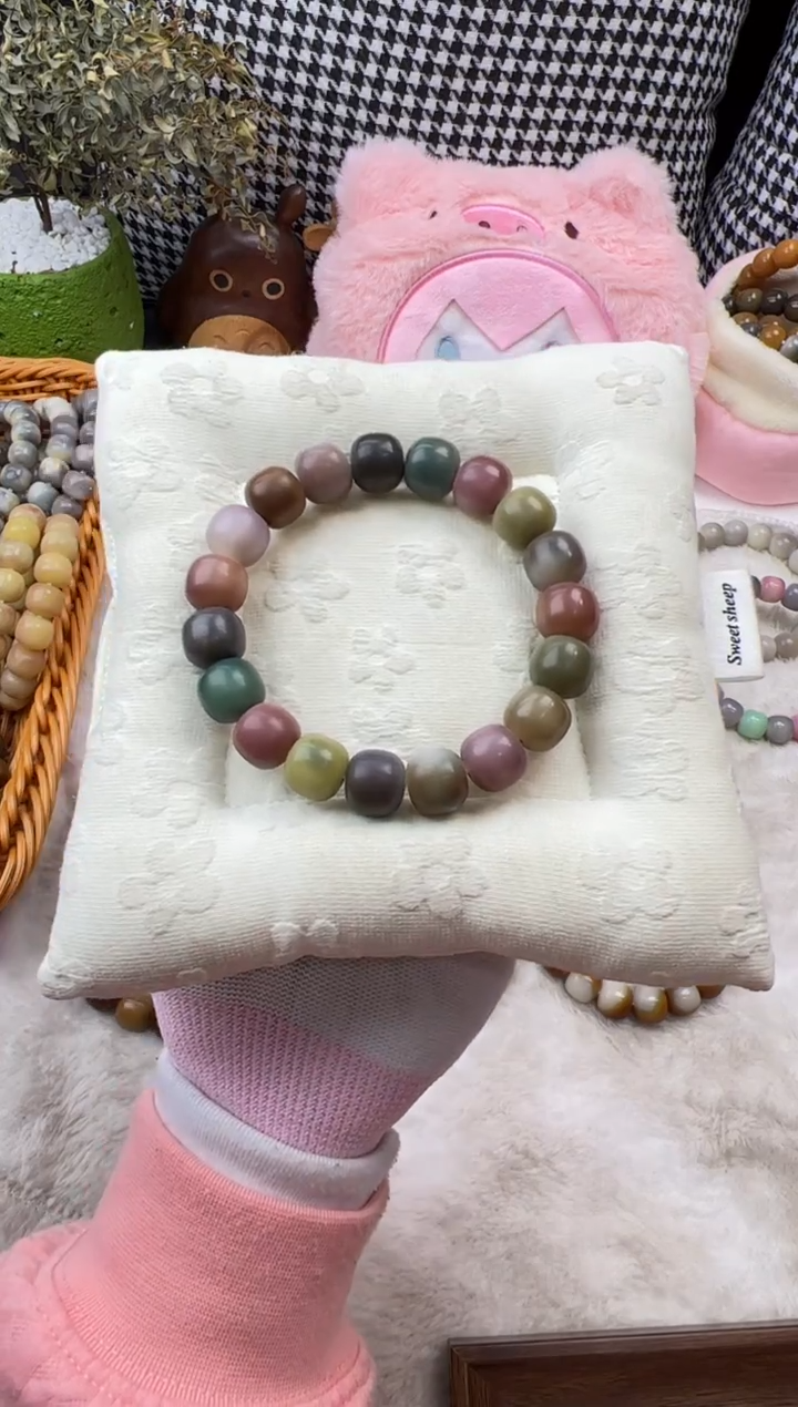 手串菩提根/象牙果卡13干磨桶珠阿古朵