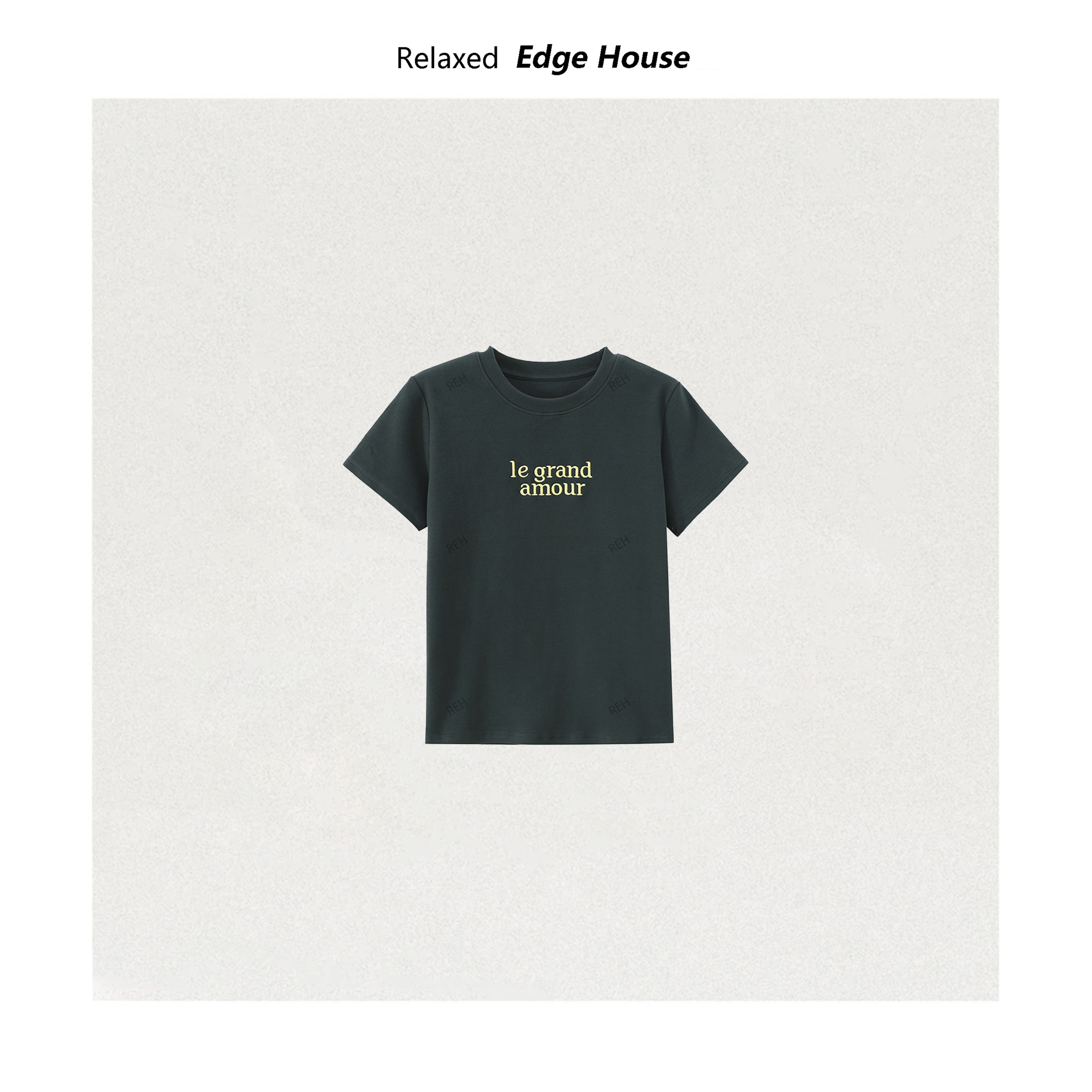 【嘻嘻家】简单的T    25女士潮流休闲简单纯色短袖T恤衫