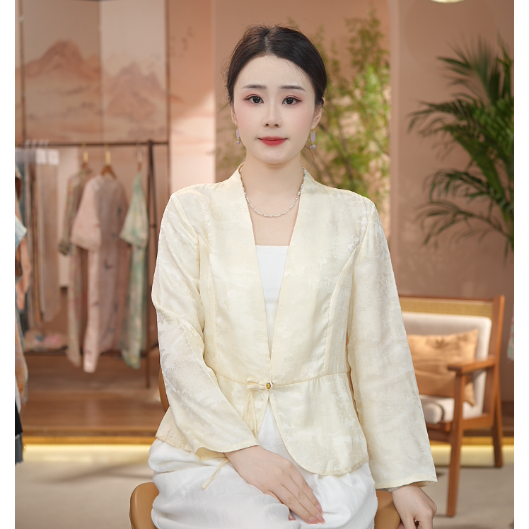 《 桂影疏-外套》新中式国风时尚休闲防晒透气外套