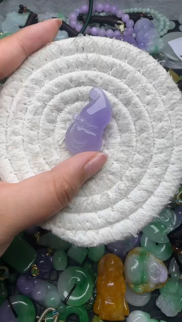 颈饰未镶嵌翡翠缅甸翡翠吊坠