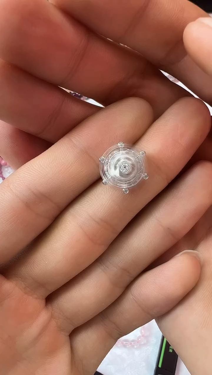 银S925镶嵌耳饰水晶水晶耳饰 多样性发其一