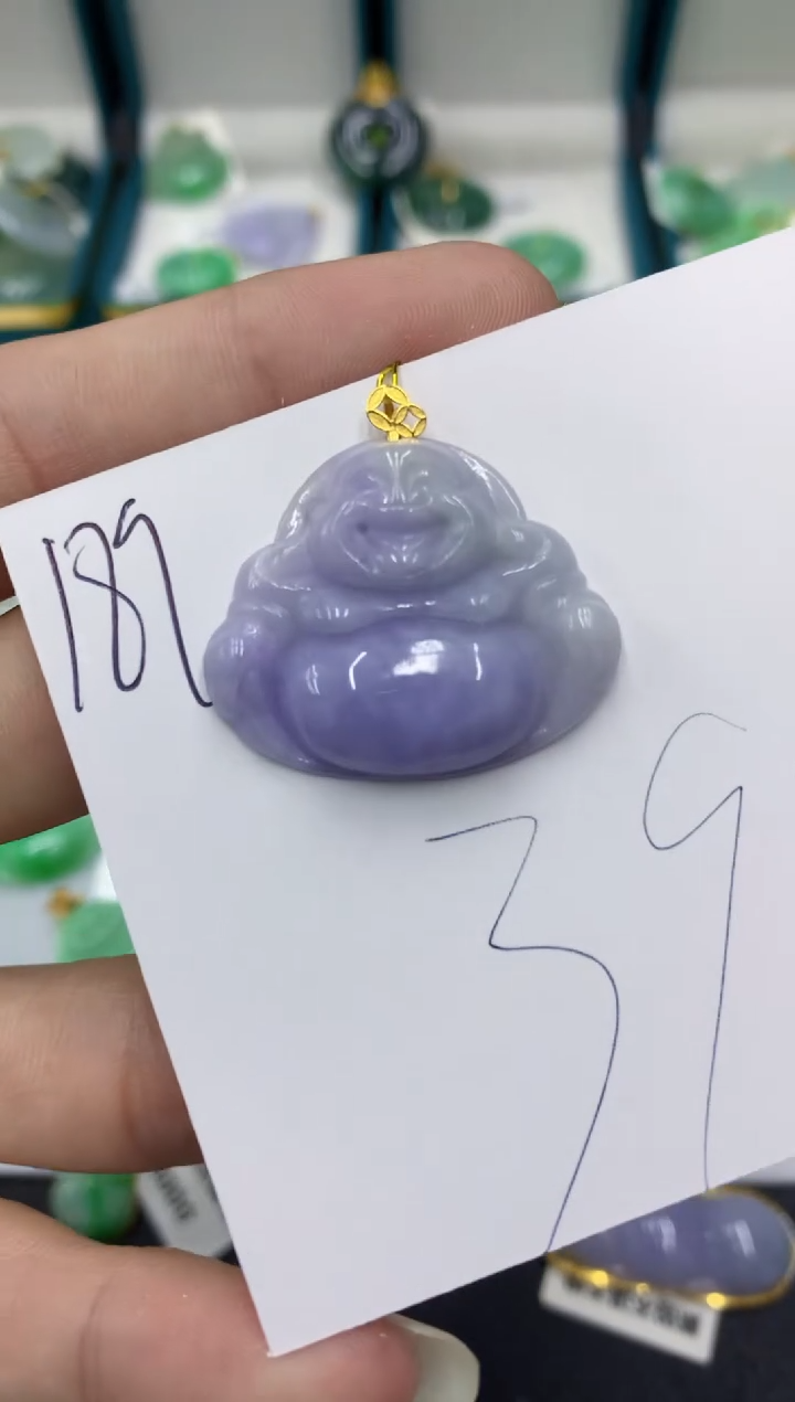 【闪购商品】翡翠颈饰18K金镶嵌翡翠