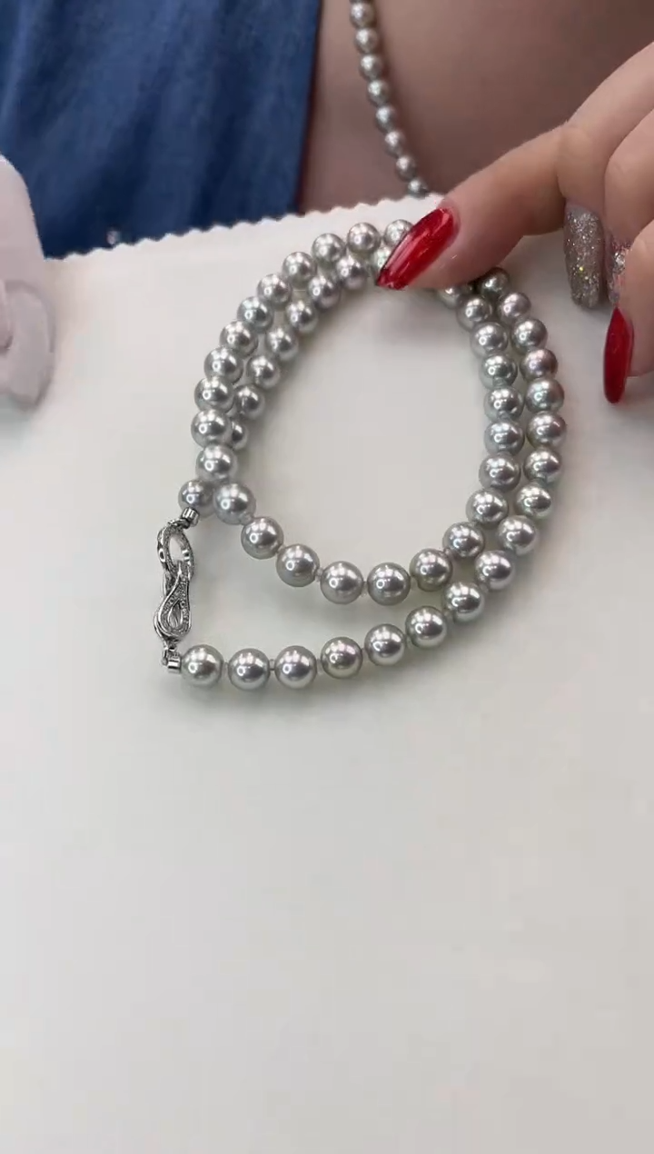 【闪购商品】海水珍珠颈饰银S925镶嵌TX242