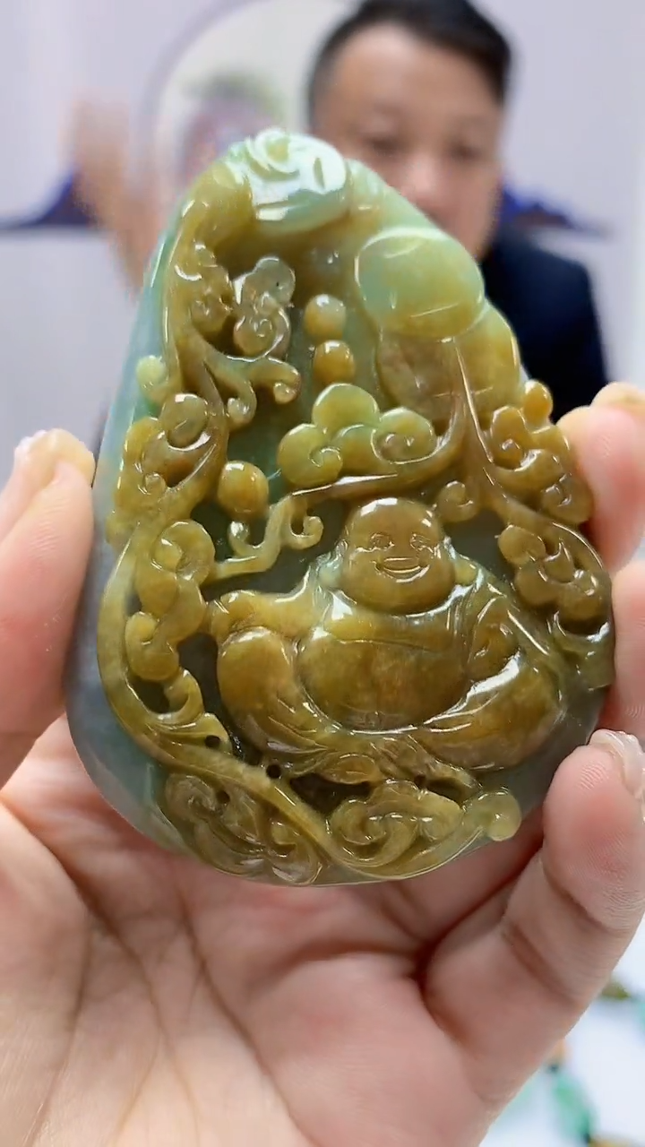 【闪购商品】定制翡翠未镶嵌4969ms-毛货177佛公