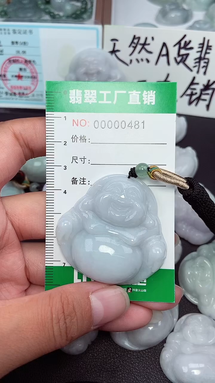 颈饰未镶嵌翡翠缅甸天然翡翠0481