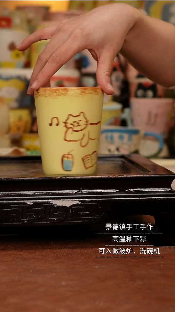 摆件陶景德镇一休瓷屋手作