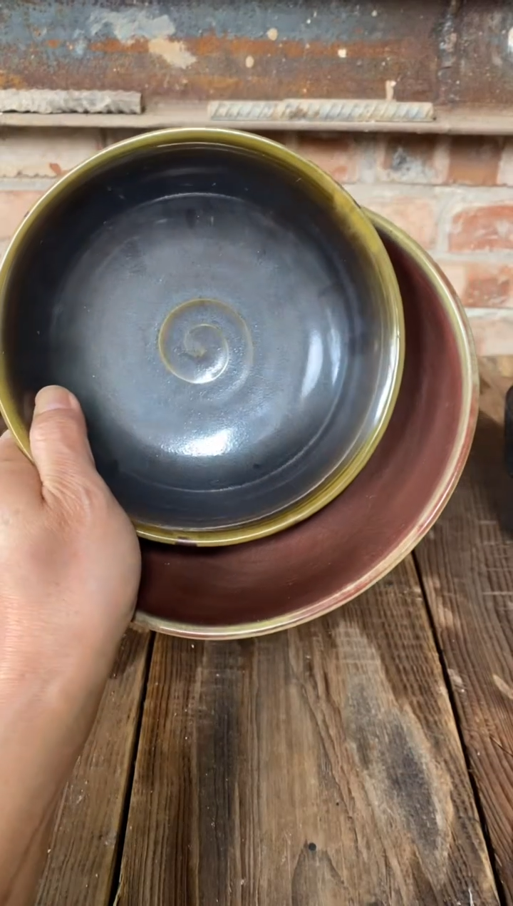 【闪购商品】浪鬼柴烧釉绘柴烧碗