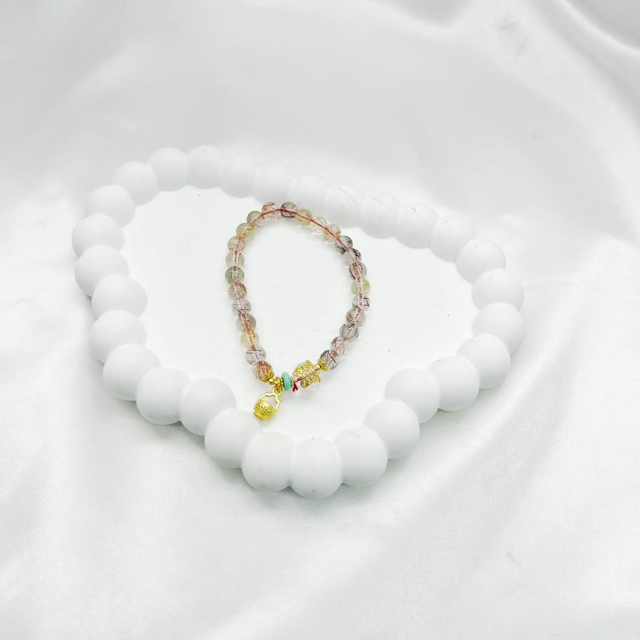 彩发晶水晶DIY精品手串