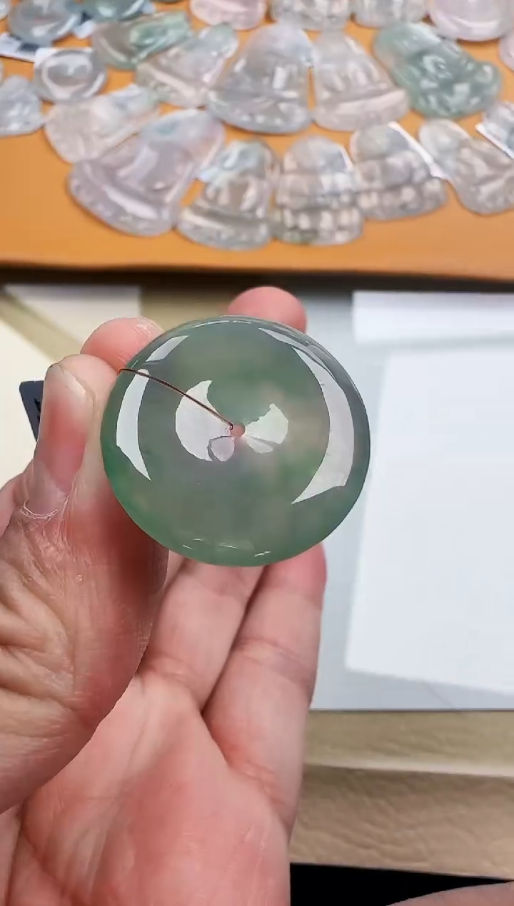 【闪购商品】翡翠颈饰未镶嵌缅甸天然翡翠