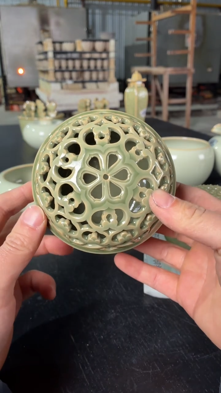 耀州窑仰山宝相香薰305