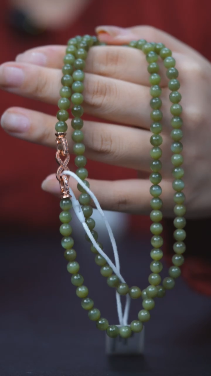 项链未镶嵌和田玉 黑羊洞 HD40018